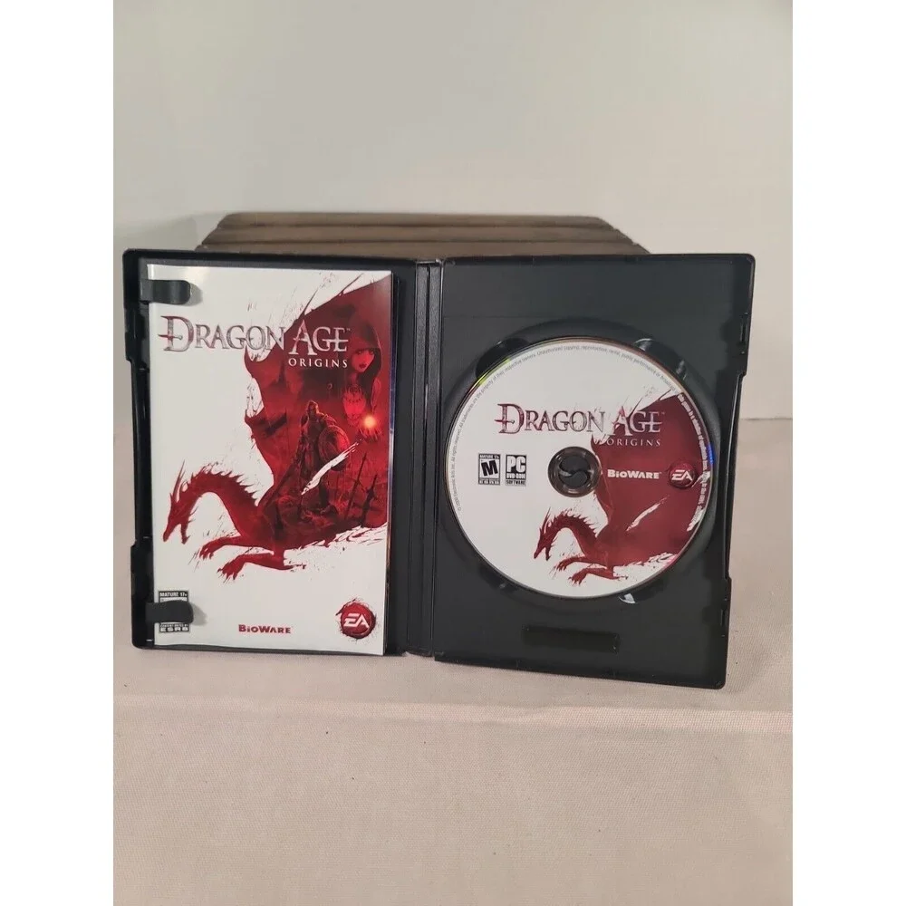 PC GAME Dragon Age: Origins (PC DVD-ROM, 2009) Game Complete with Manual Tested